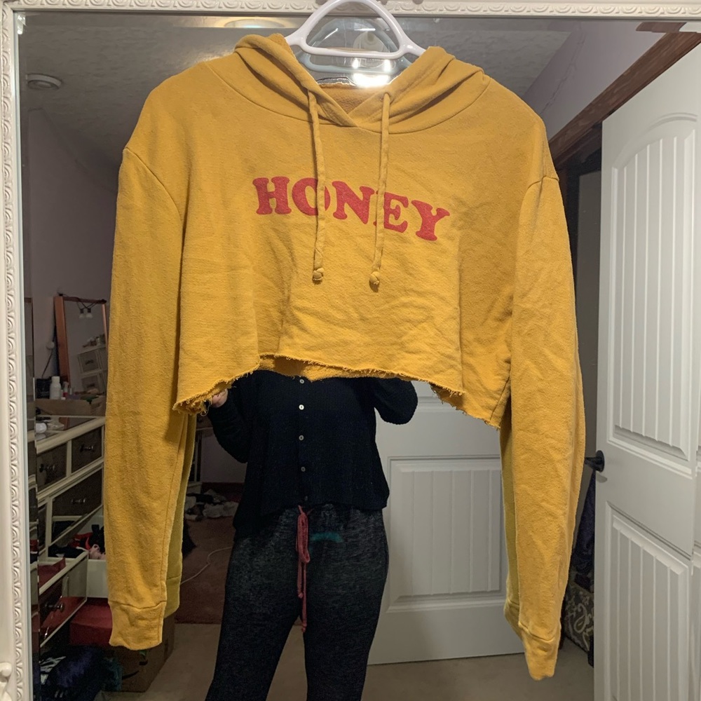 Cropped HONEY Sweater